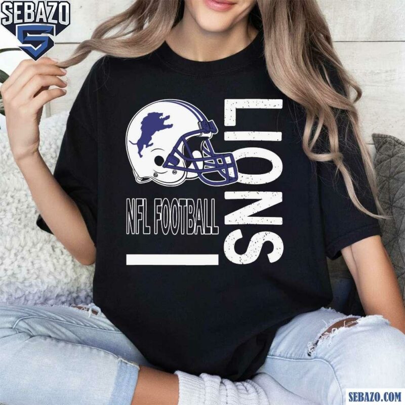 Vintage Detroit Lions Helmet Football Logo Shirt t-shirt