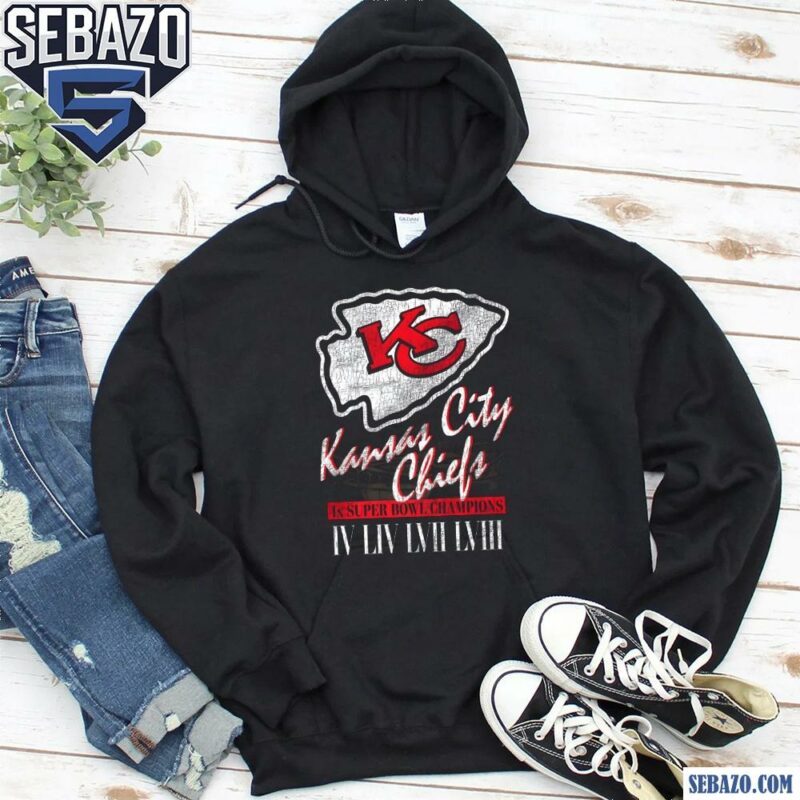 Vintage Kansas City Chiefs 4X Super Bowl Champions Shirt hoodie