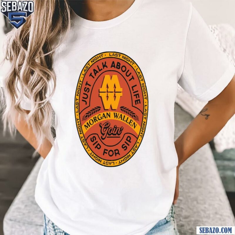 Vintage Last Night Beer Logo Morgan Wallen Shirt t-shirt