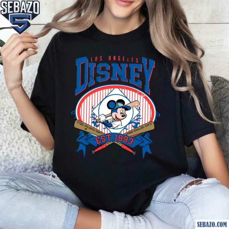 Vintage Los Angeles Dodgers Mickey Mouse Baseball Shirt t-shirt