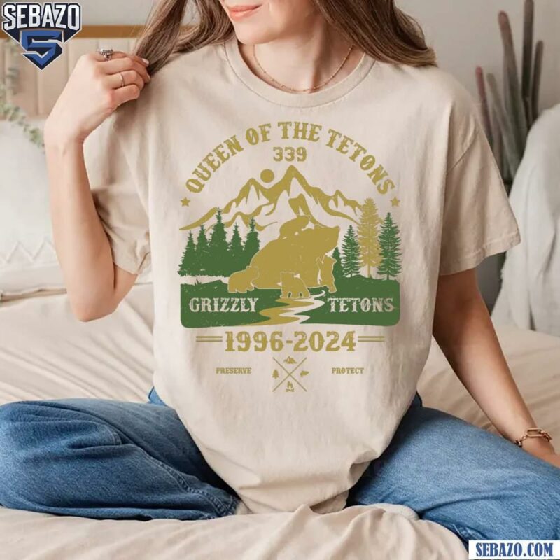 Vintage Queen of The Tetons 399 Grizzly Bear Shirt t-shirt