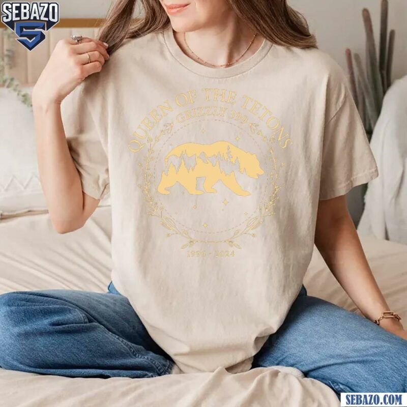 Vintage Queen of the Tetons In Memory Grizzly 399 Shirt t-shirt