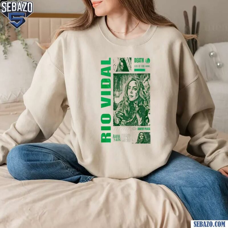 Vintage Rio Vidal Death Aubrey Plaza Green Witch Shirt sweatshirt