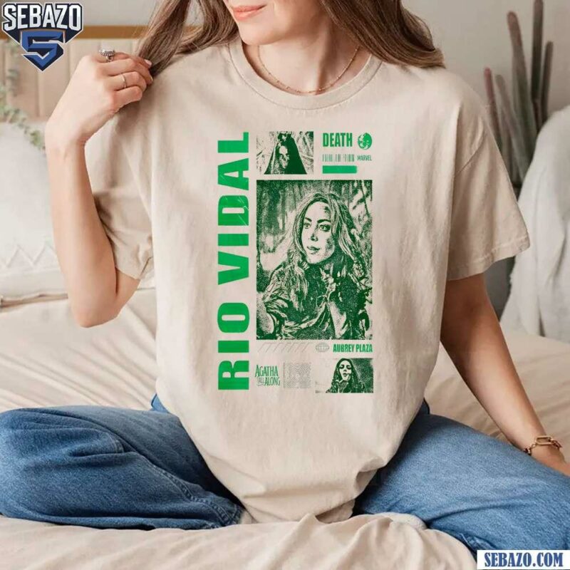 Vintage Rio Vidal Death Aubrey Plaza Green Witch Shirt t-shirt