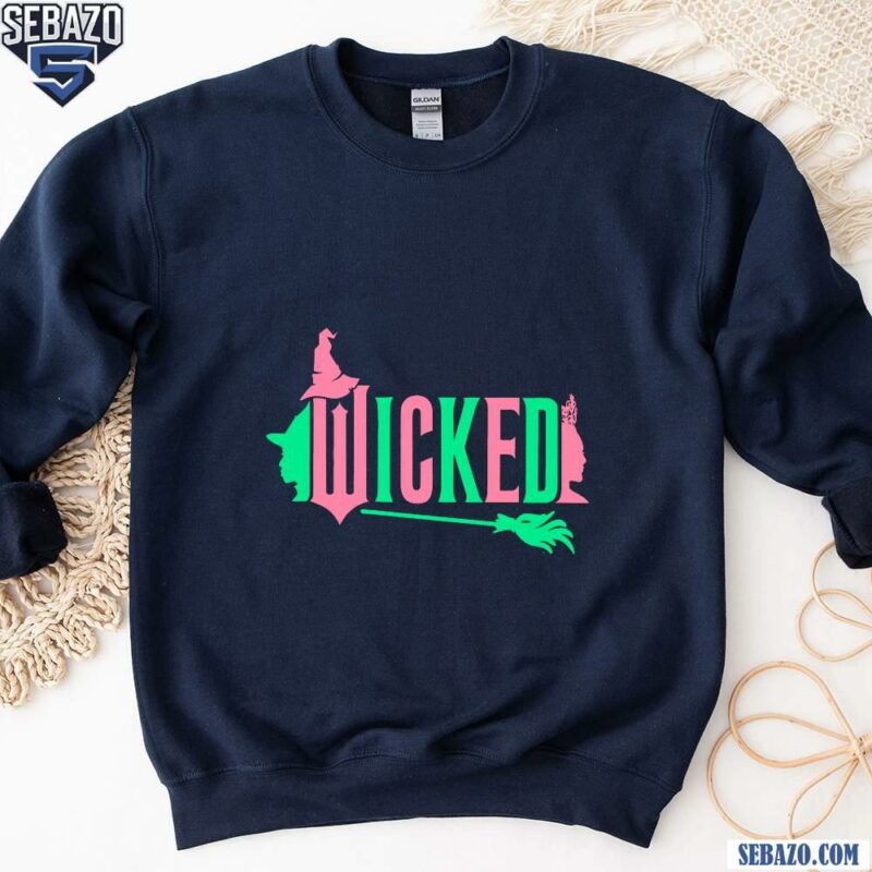 Vintage Witched Pink And Green Wizard Of Oz Movie Shirt sweatshirt