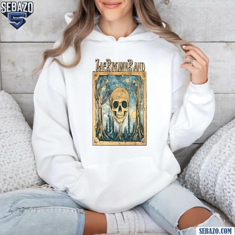 Vintage Zach Brown Band Skull Painting Shirt hoodie