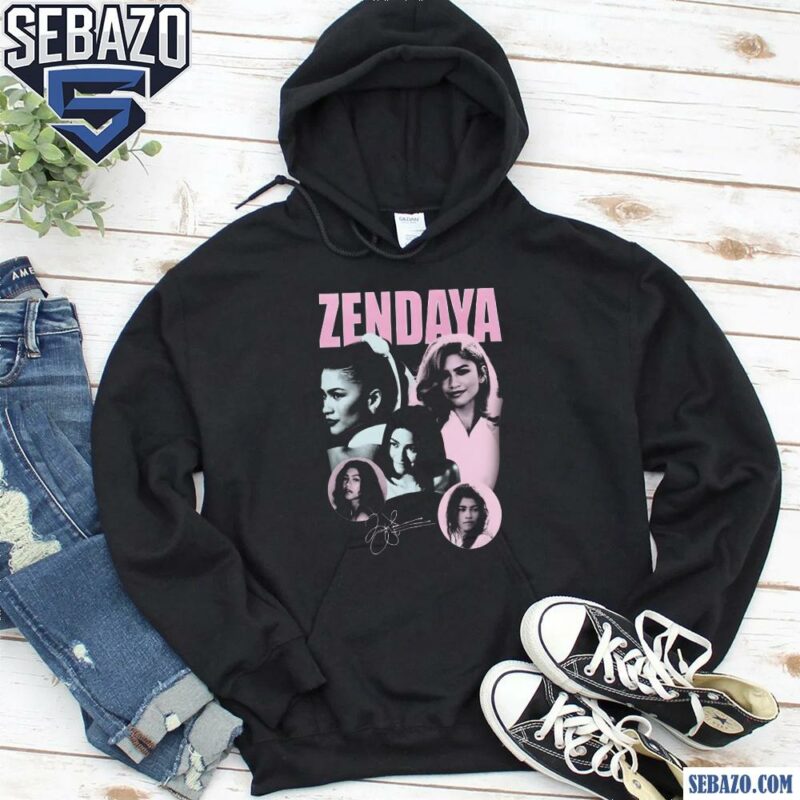 Vintage Zendaya Movie Actor Signature Shirt hoodie