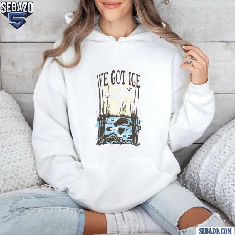 We Got Ice Home Of The Blue Heron Shirt hoodie