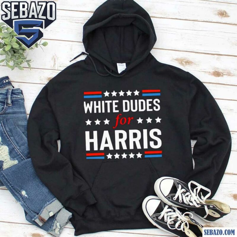 White Dudes For Harris Electing Harris Walz 2024 Shirt hoodie