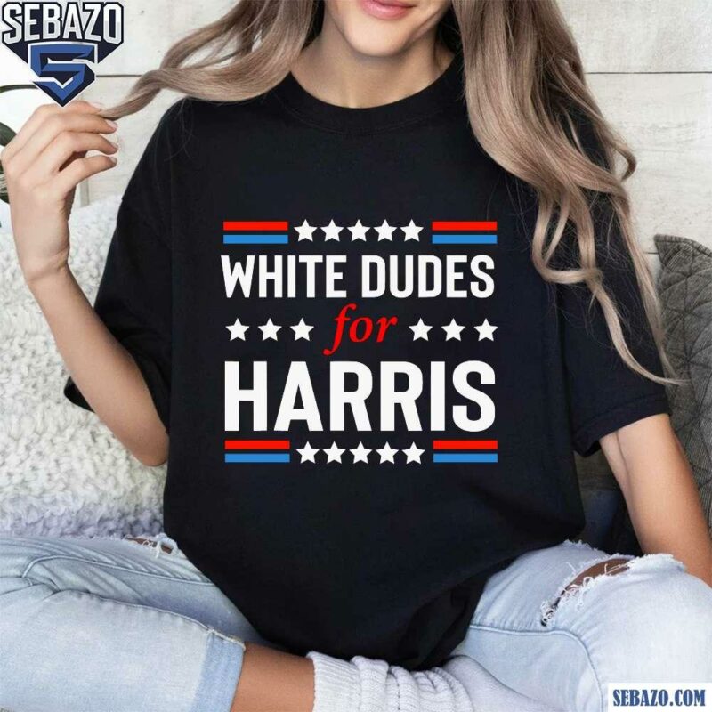 White Dudes For Harris Electing Harris Walz 2024 Shirt t-shirt