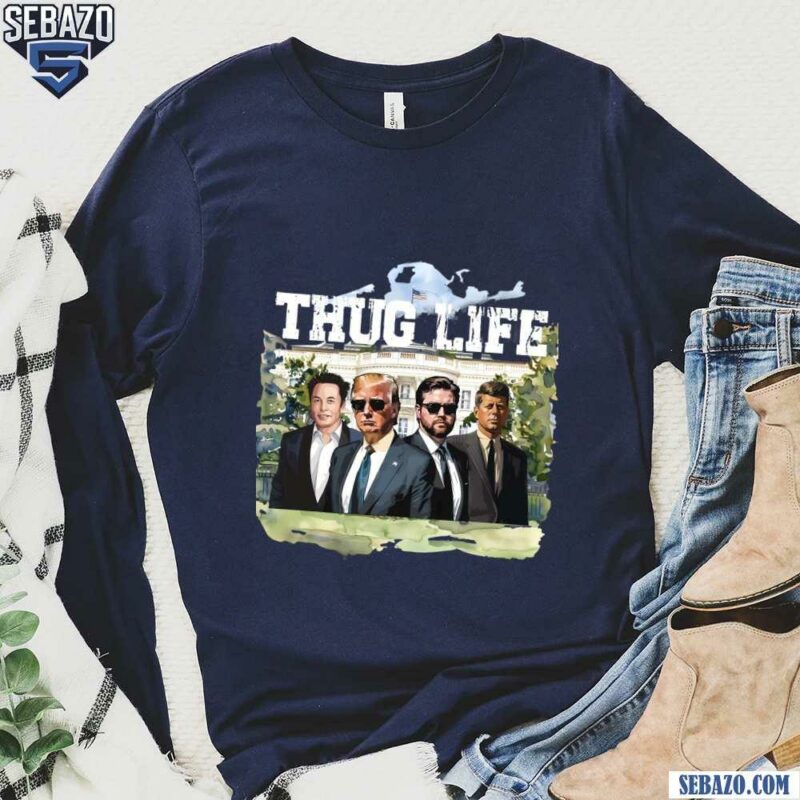 White House Trump Vance Thug Life Shirt long sleeved