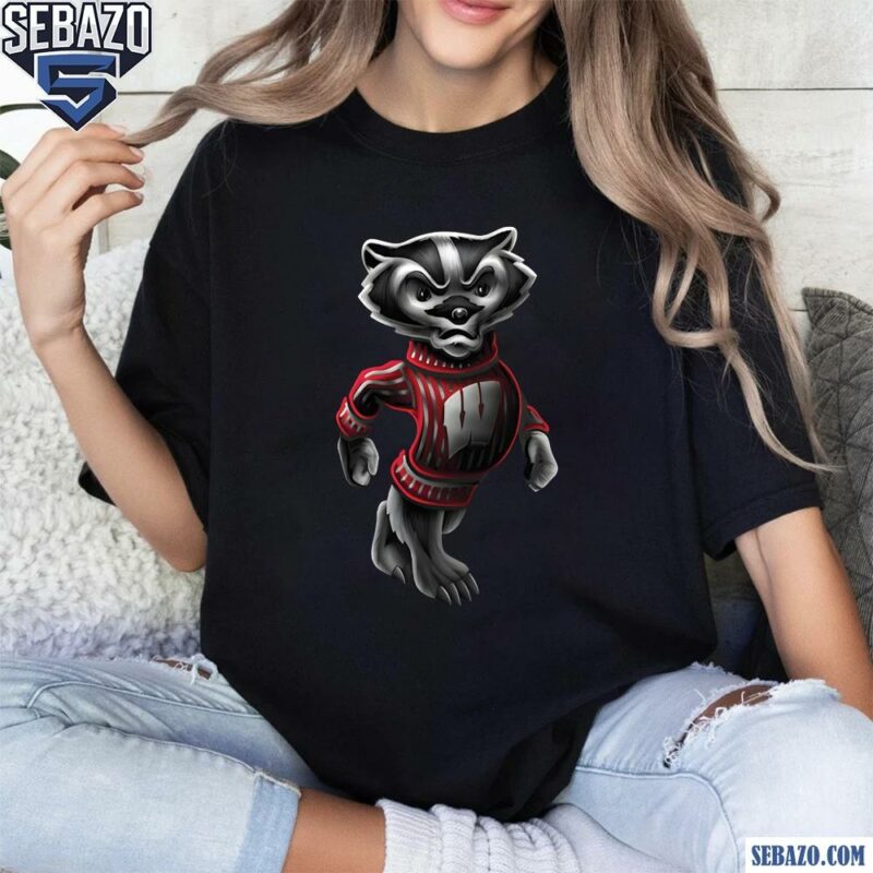 Wisconsin Badgers Football Midnight Mascot Shirt t-shirt