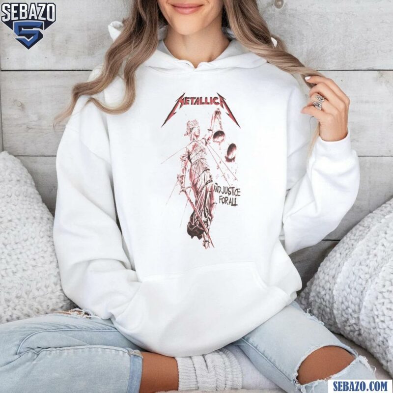 Womens And Justice For All Metallica Shirt hoodie