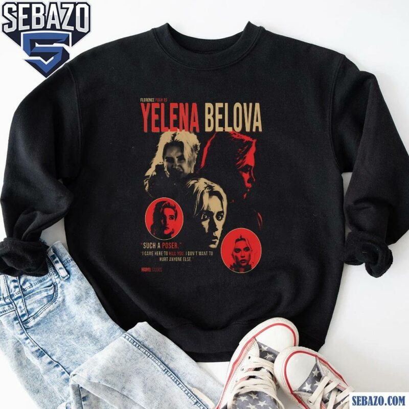 Yelena Belova Thunderbolts Black Widow Marvel Studios Shirt sweatshirt