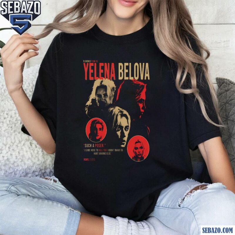 Yelena Belova Thunderbolts Black Widow Marvel Studios Shirt t-shirt