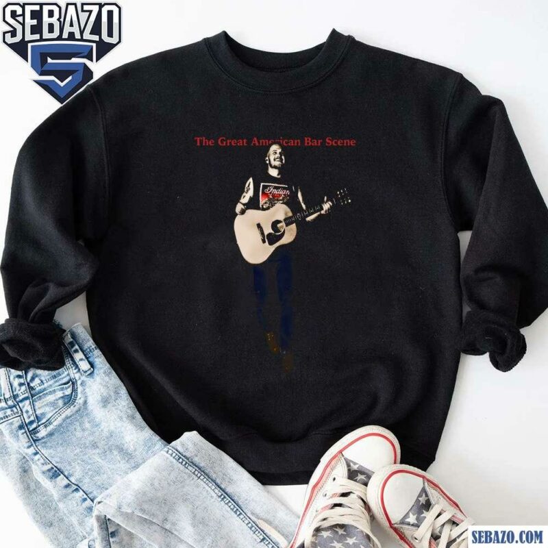 Zach Bryan Guitar The Great American Bar Scene Album Shirt sweatshirt