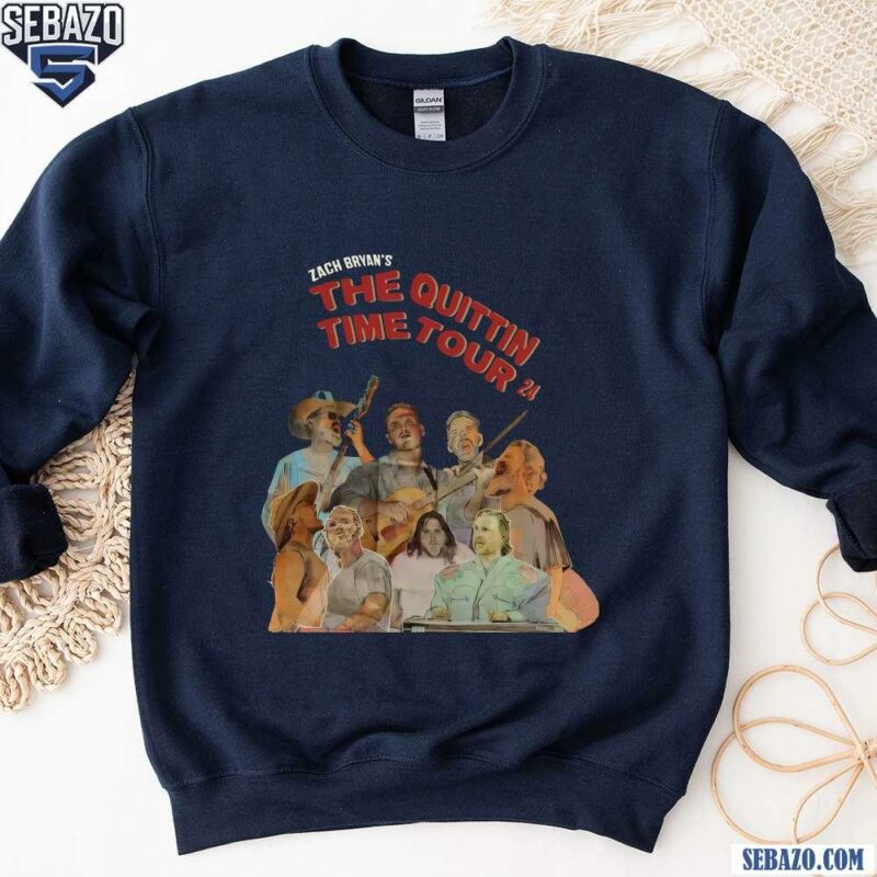 Zach Bryan The Quittin Time Tour 2024 Shirt sweatshirt