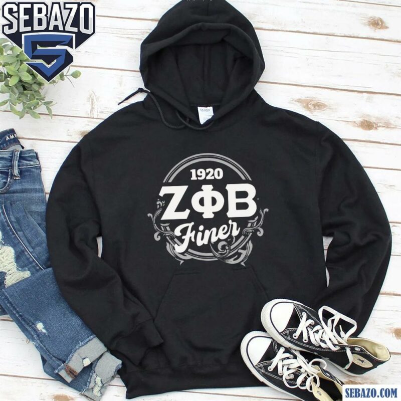 1920 Zeta Phi Beta Sorority Finer Woman Shirt hoodie