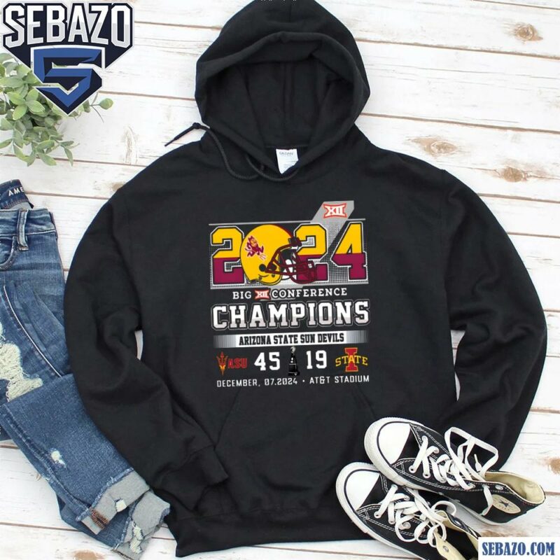 2024 Big 12 Conference Champions Arizona State Sun Devils Shirt hoodie