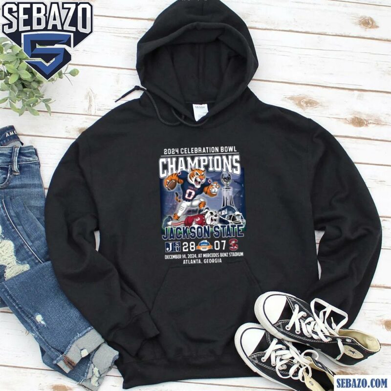 2024 Celebration Bowl Champions Jackson State Tigers Shirt hoodie