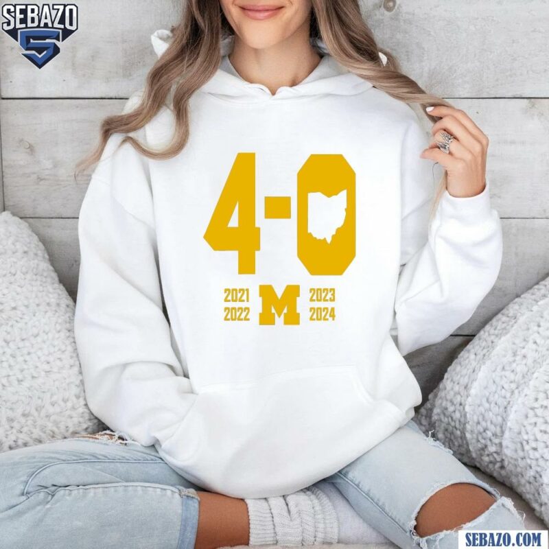 4 0 In The Game Michigan Wolverines football Shirt hoodie