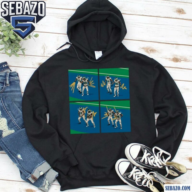 AJ Brown And Saquon Barkley Celebration Dance Shirt hoodie