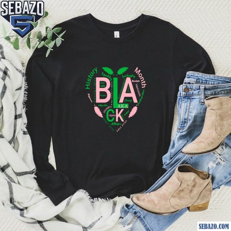 AKA Black History Month Alpha Kappa Alpha Shirt long sleeved