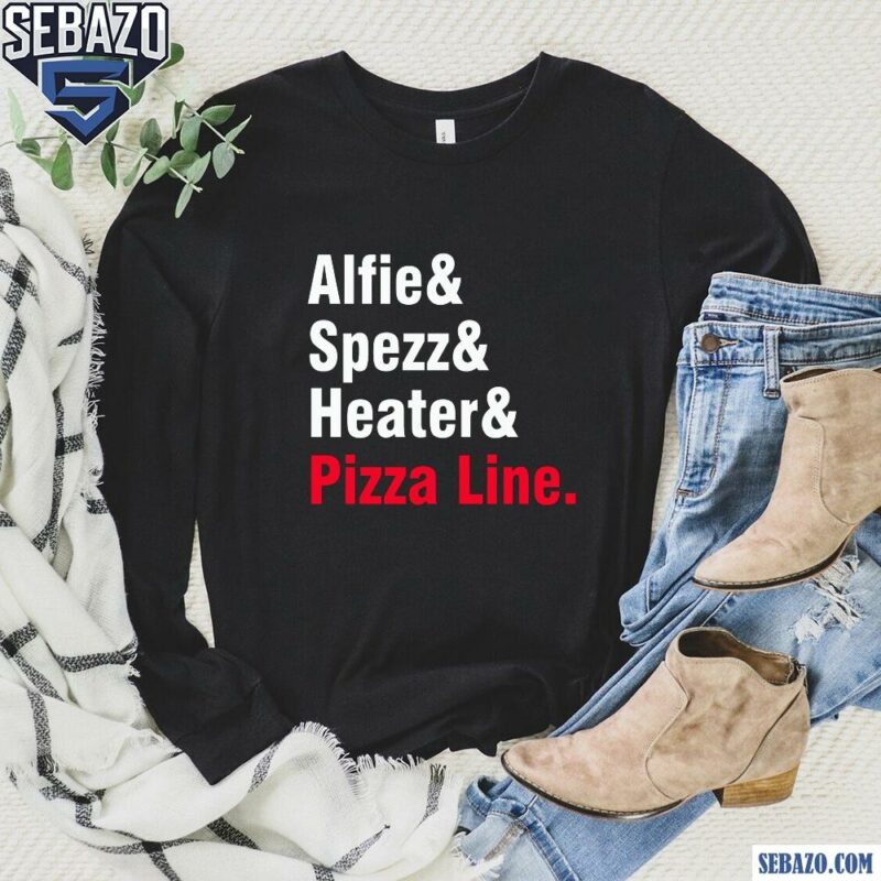 Alfie Spezz Heater And Pizza Line Shirt long sleeved