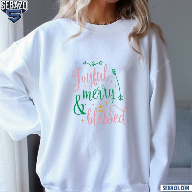 Alpha Kappa Alpha Joyful Merry And Blessed Shirt sweatshirt