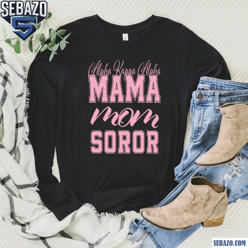 Alpha Kappa Alpha Mama Mom Sorority Shirt long sleeved