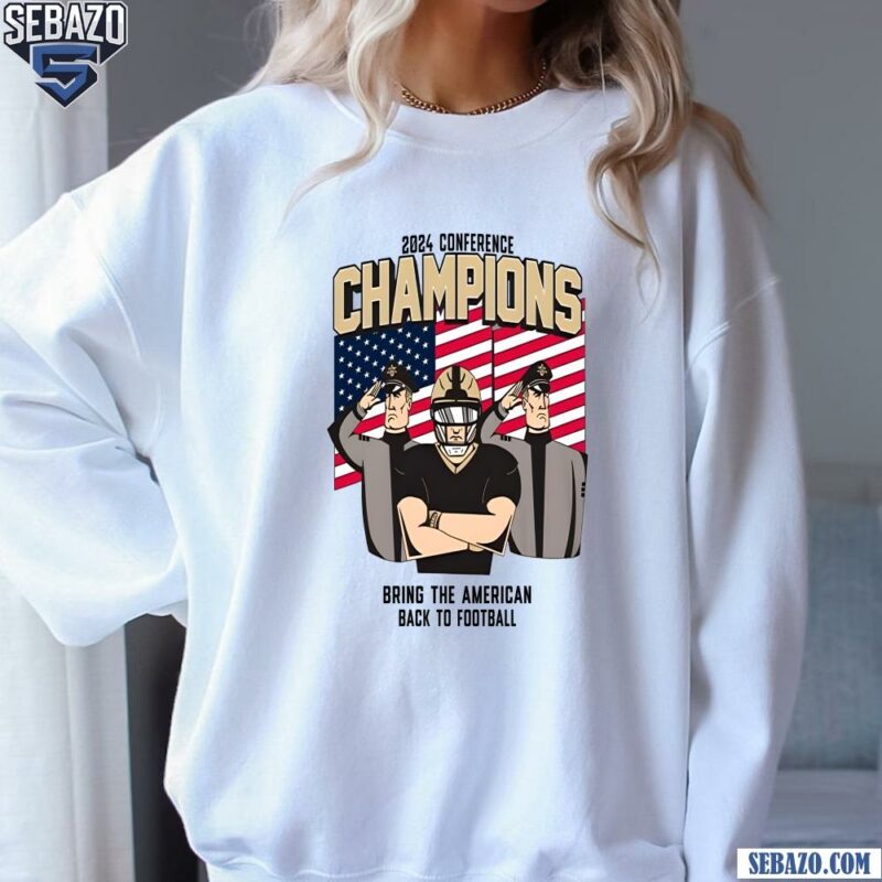 Army Black Knights Football 2024 Conference Champions Shirt sweatshirt