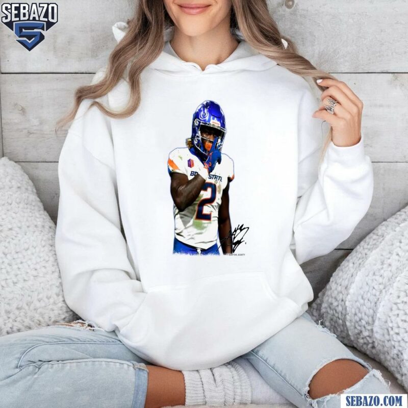 Ashton Jeanty 2 Boise State Broncos Signature Shirt hoodie