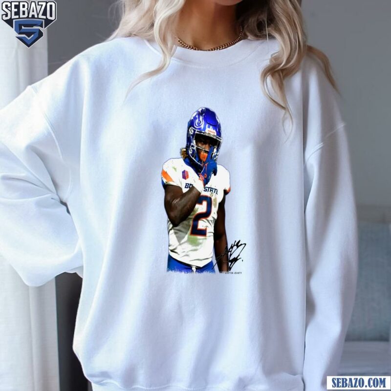 Ashton Jeanty 2 Boise State Broncos Signature Shirt sweatshirt