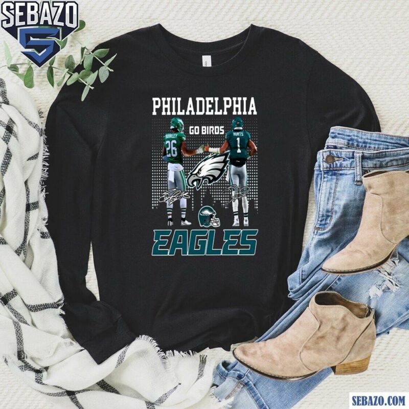 Barkley Hurts Philadelphia Eagles Go Birds Shirt long sleeved