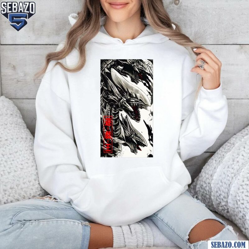 Blue Eyes Ultimate Dragon Yu Gi Oh Card Shirt hoodie