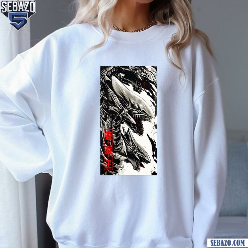 Blue Eyes Ultimate Dragon Yu Gi Oh Card Shirt sweatshirt