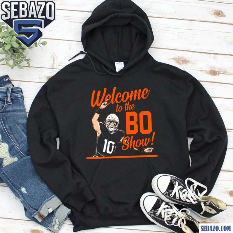 Bo Nix Welcome To The Bo Show Denver Broncos Football Shirt hoodie