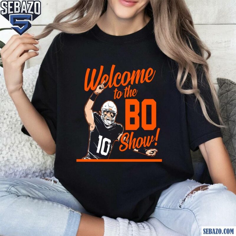 Bo Nix Welcome To The Bo Show Denver Broncos Football Shirt t-shirt