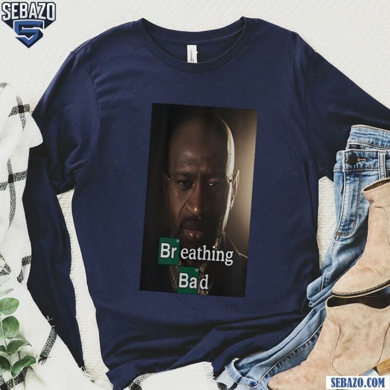 Breathing bad George Floyd Breaking Bad Shirt long sleeved