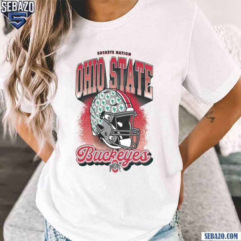 Buckeye Nation Ohio State Buckeyes Football Helmet Shirt t-shirt