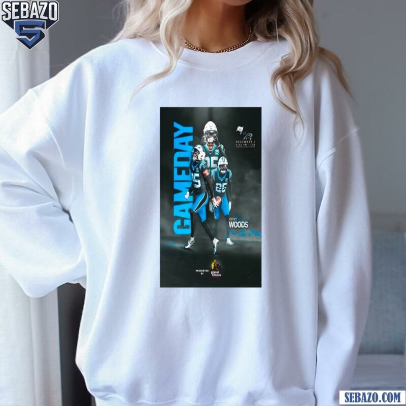 Carolina Panthers Xavier Woods Gameday Shirt sweatshirt