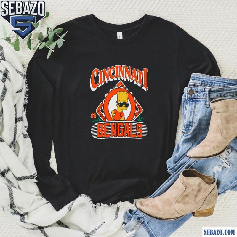 Cincinnati Bengals The Simpsons Bart Shirt long sleeved