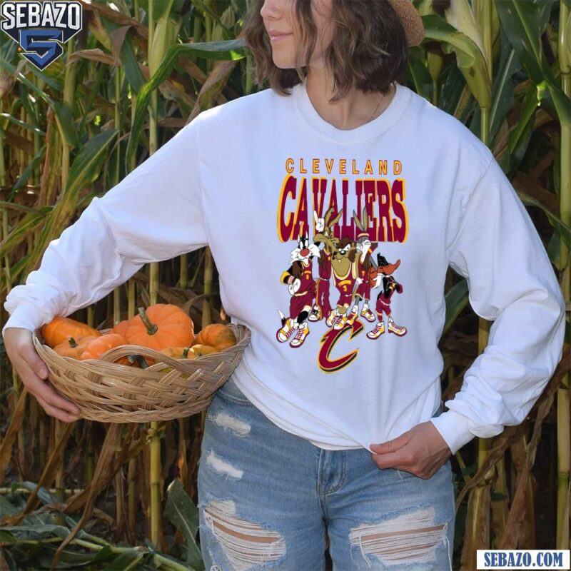 Cleveland Cavaliers Looney Tunes Nba Basketball Shirt long sleeved