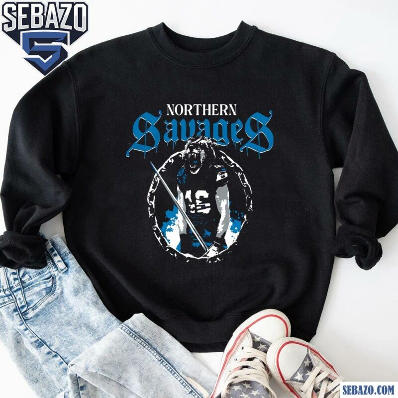 Dan Campbell Lions Defense Northern Savages Shirt sweatshirt