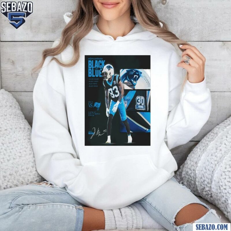 David Moore Carolina Panthers Vs Tampa Bay Buccaneers Shirt hoodie