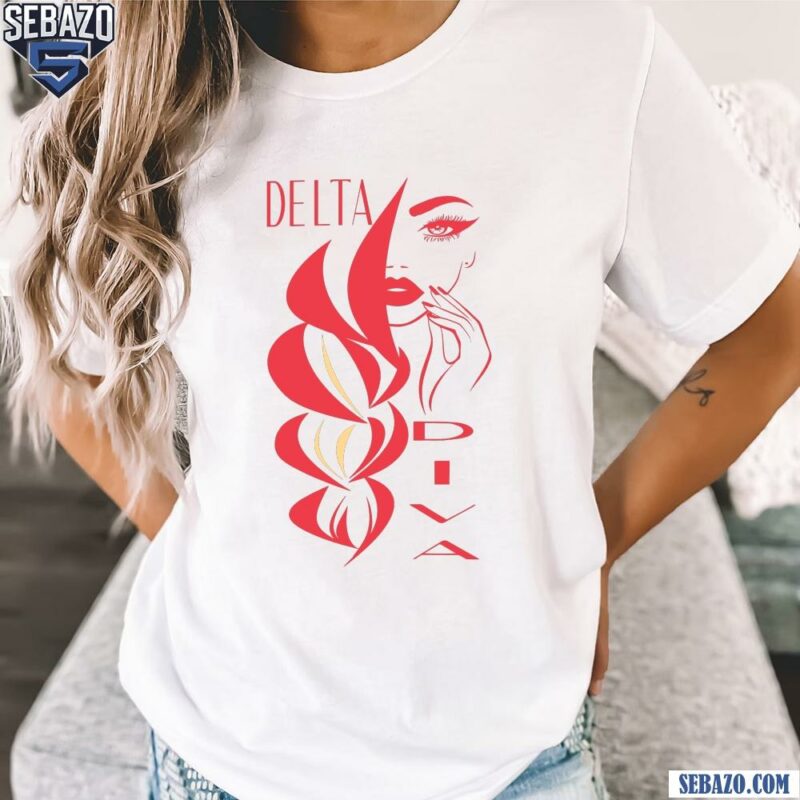 Delta Diva Girl Delta Sigma Theta Sorority Shirt t-shirt