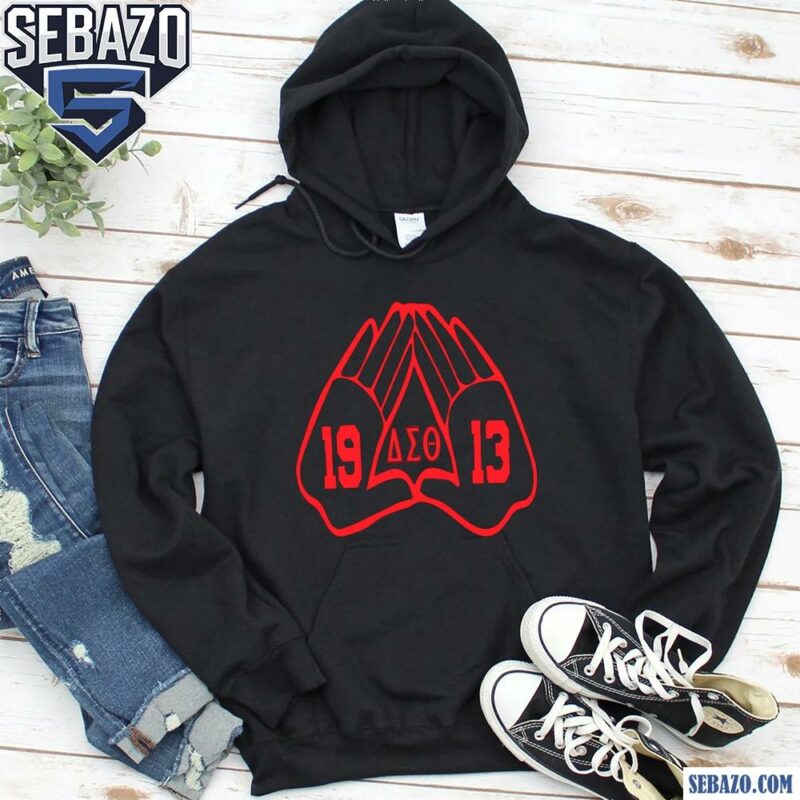 Delta Pyramid Hands Est 1913 Delta Sigma Theta Sorority Shirt hoodie