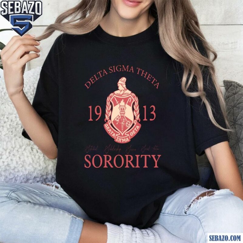 Delta Sigma Theta Sorority Vintage Logo Est 1913 Shirt t-shirt