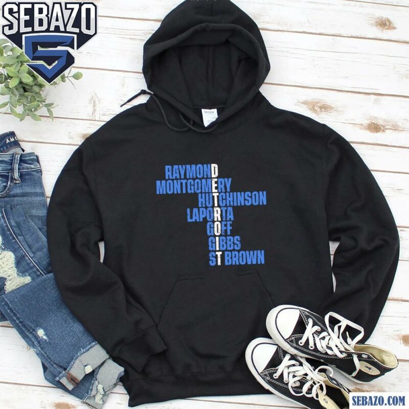 Detroit Lions Football Players Names Shirt hoodie