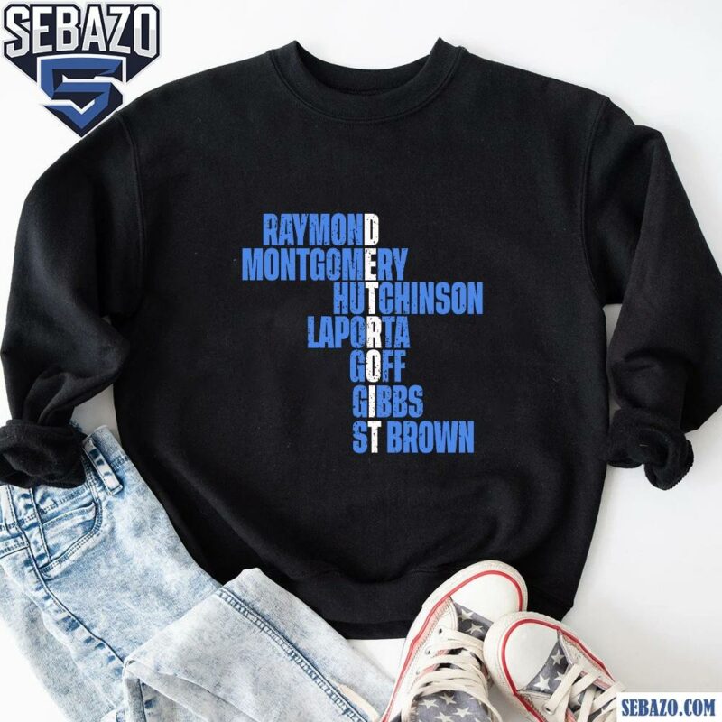 Detroit Lions Football Players Names Shirt sweatshirt